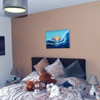 Lost at Sea, yet Hope Never Dies Canvas